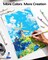 24 Colors Acrylic Paint Markers, Dual Tip Coloring Markers with Dot and Fine Tip for Rock, Fabric, Wood, Glass, Ceramic, Canvas, Vibrant Art Supplies and DIY Crafts Art Supplies